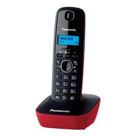 Телефон DECT Panasonic KX-TG1611RUR (красный)