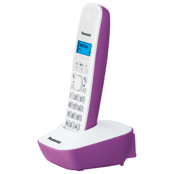 Телефон DECT Panasonic KX-TG1611RUF (сиреневый)
